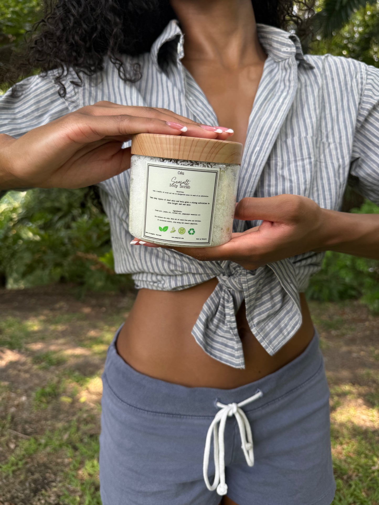 Sea salt scrub