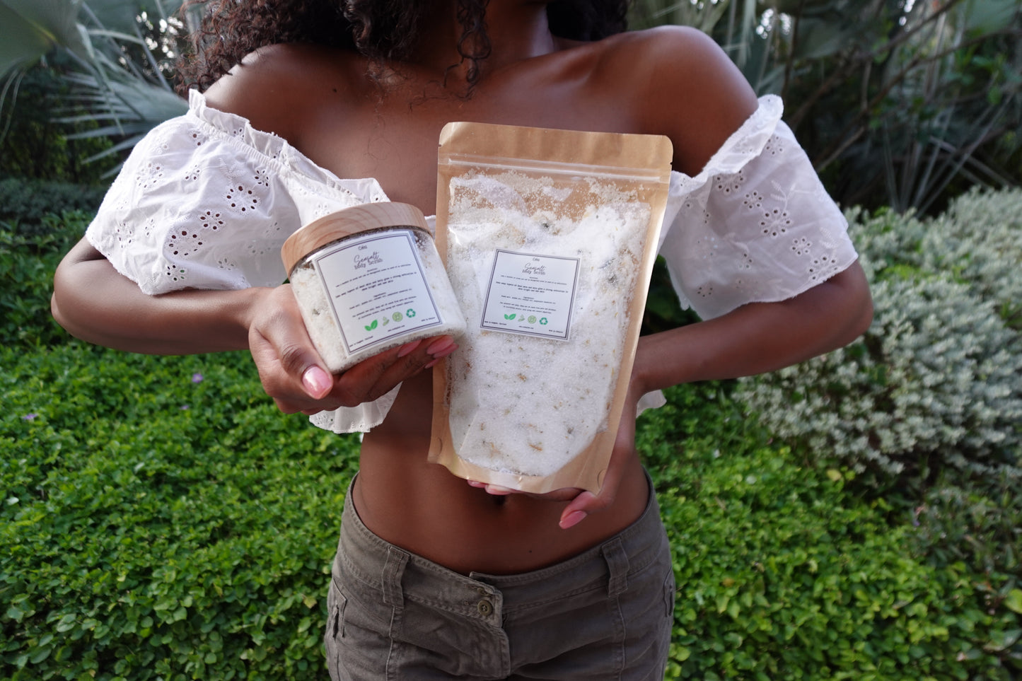 Sea salt scrub