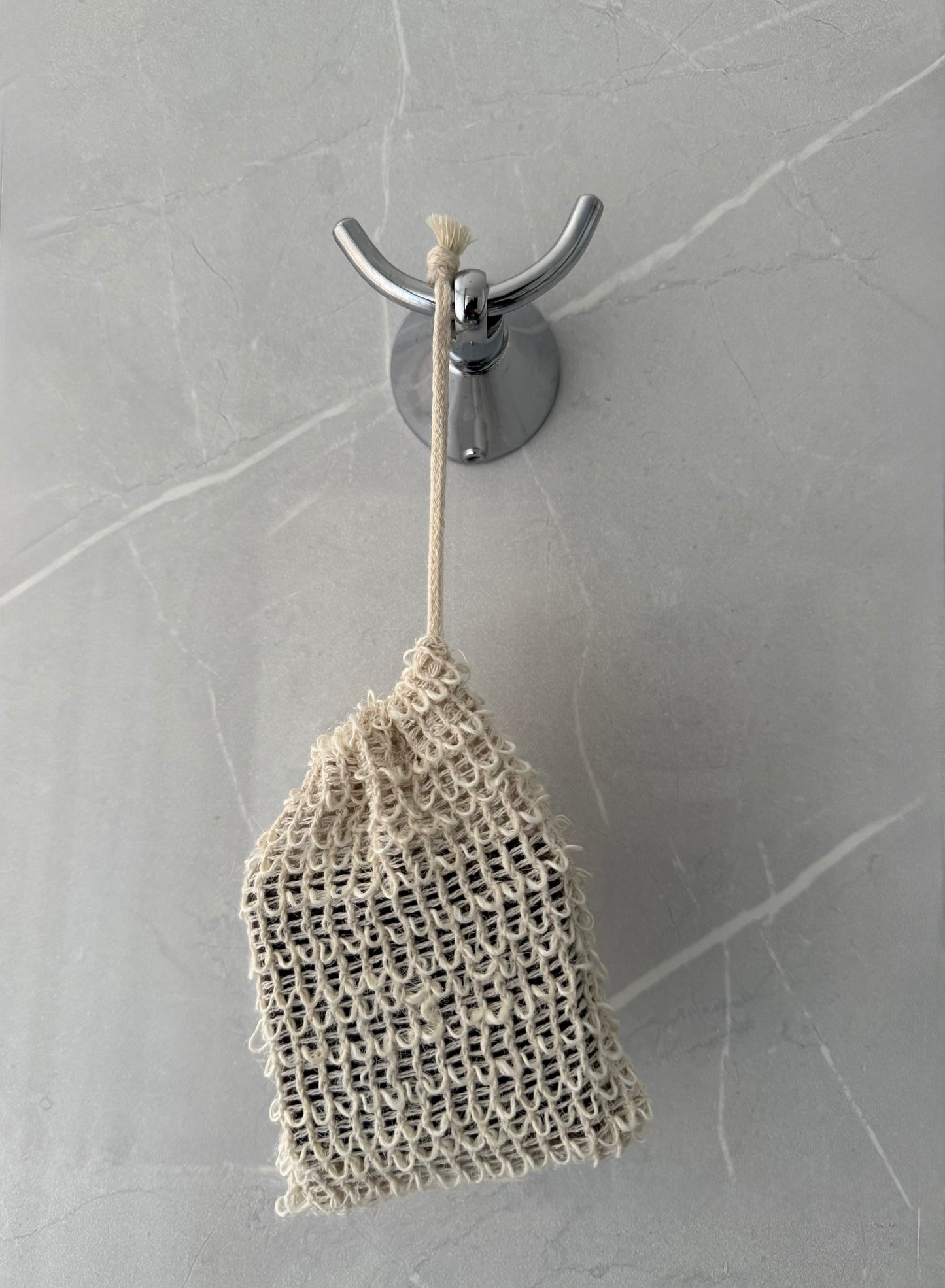 Exfoliating soap bag
