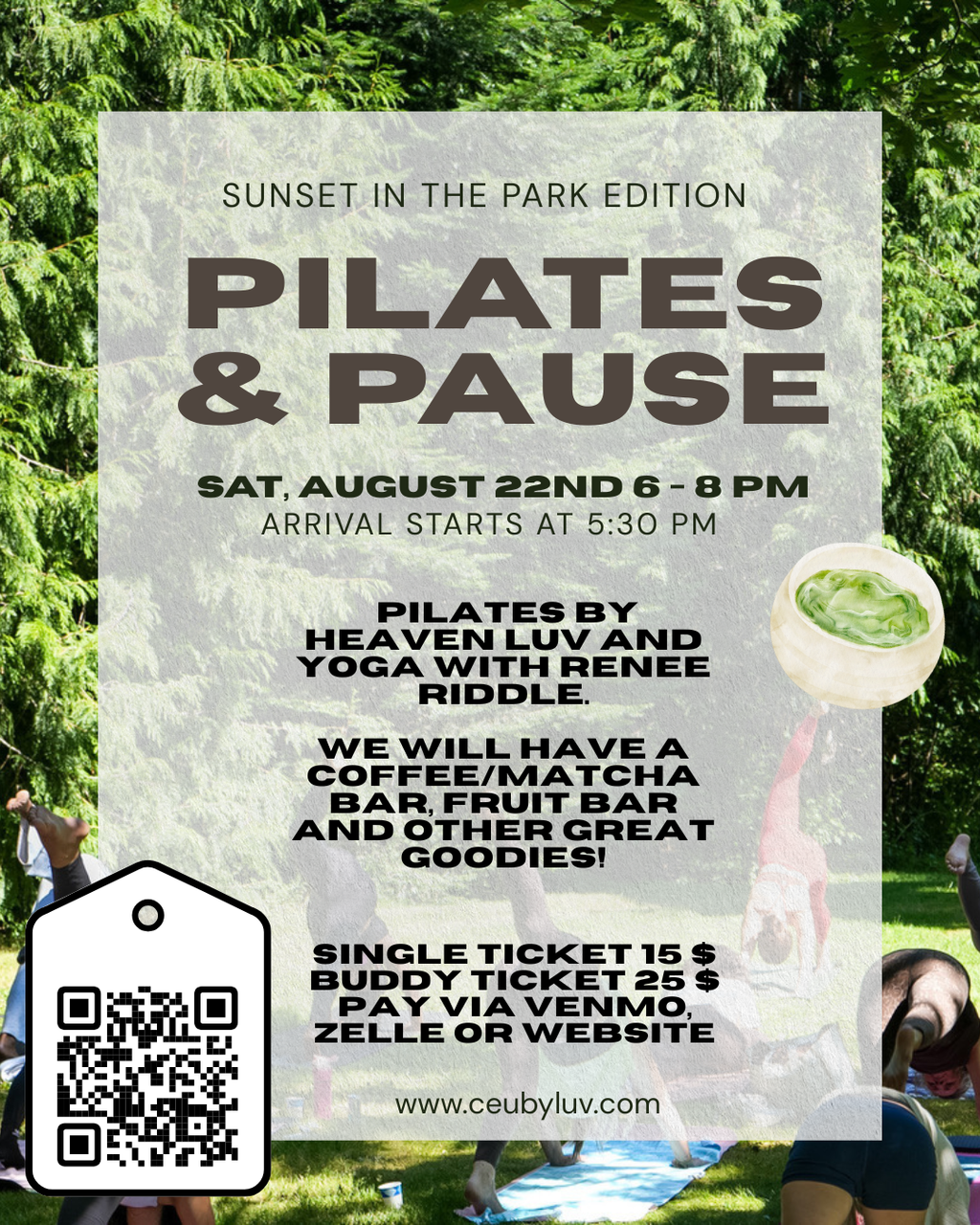 Pilates & Pause ( sunset edition )