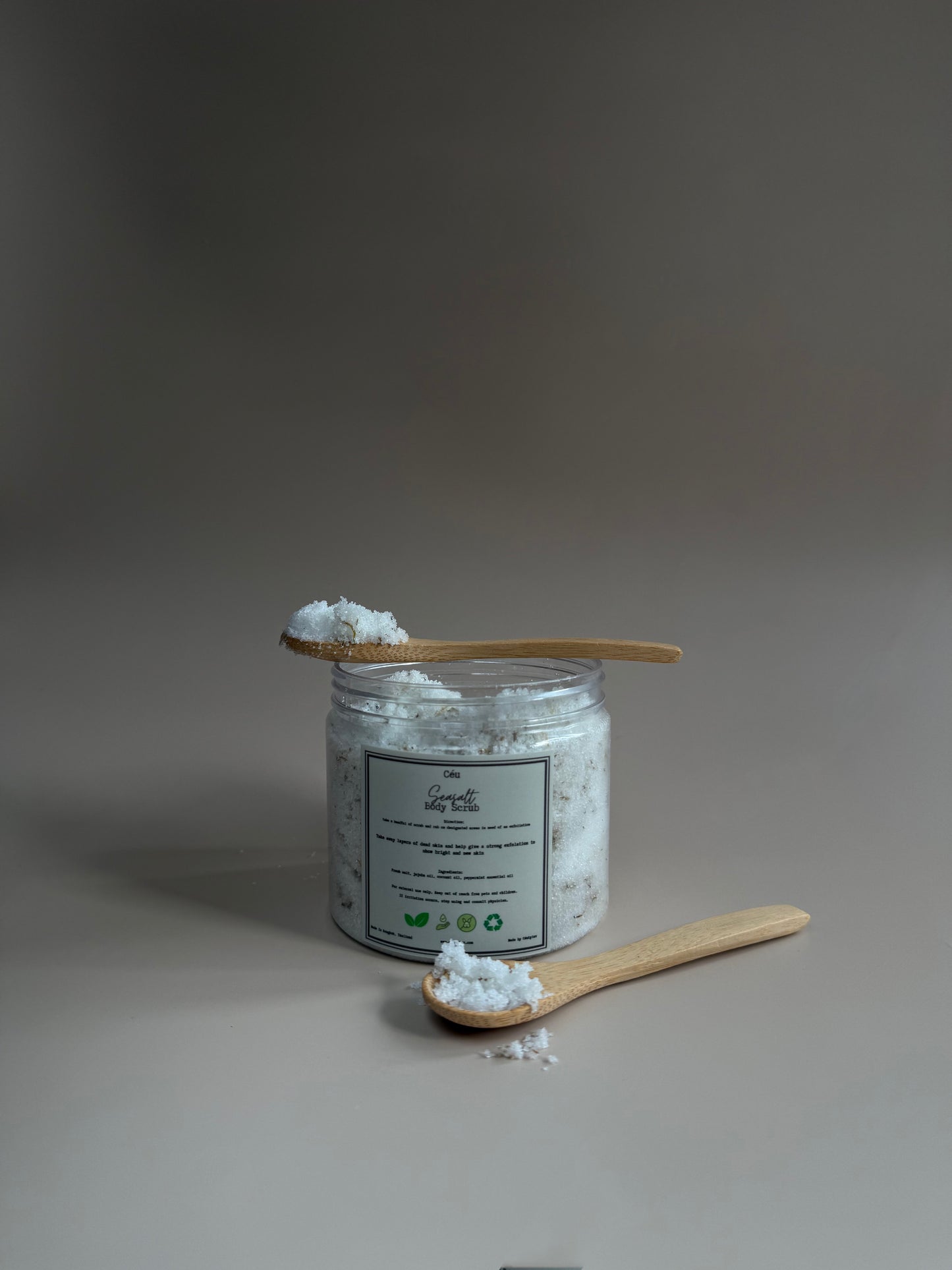 Sea salt scrub