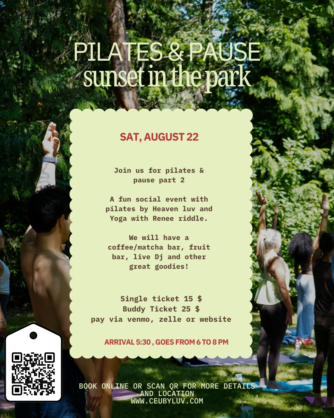 Pilates & Pause ( sunset edition )