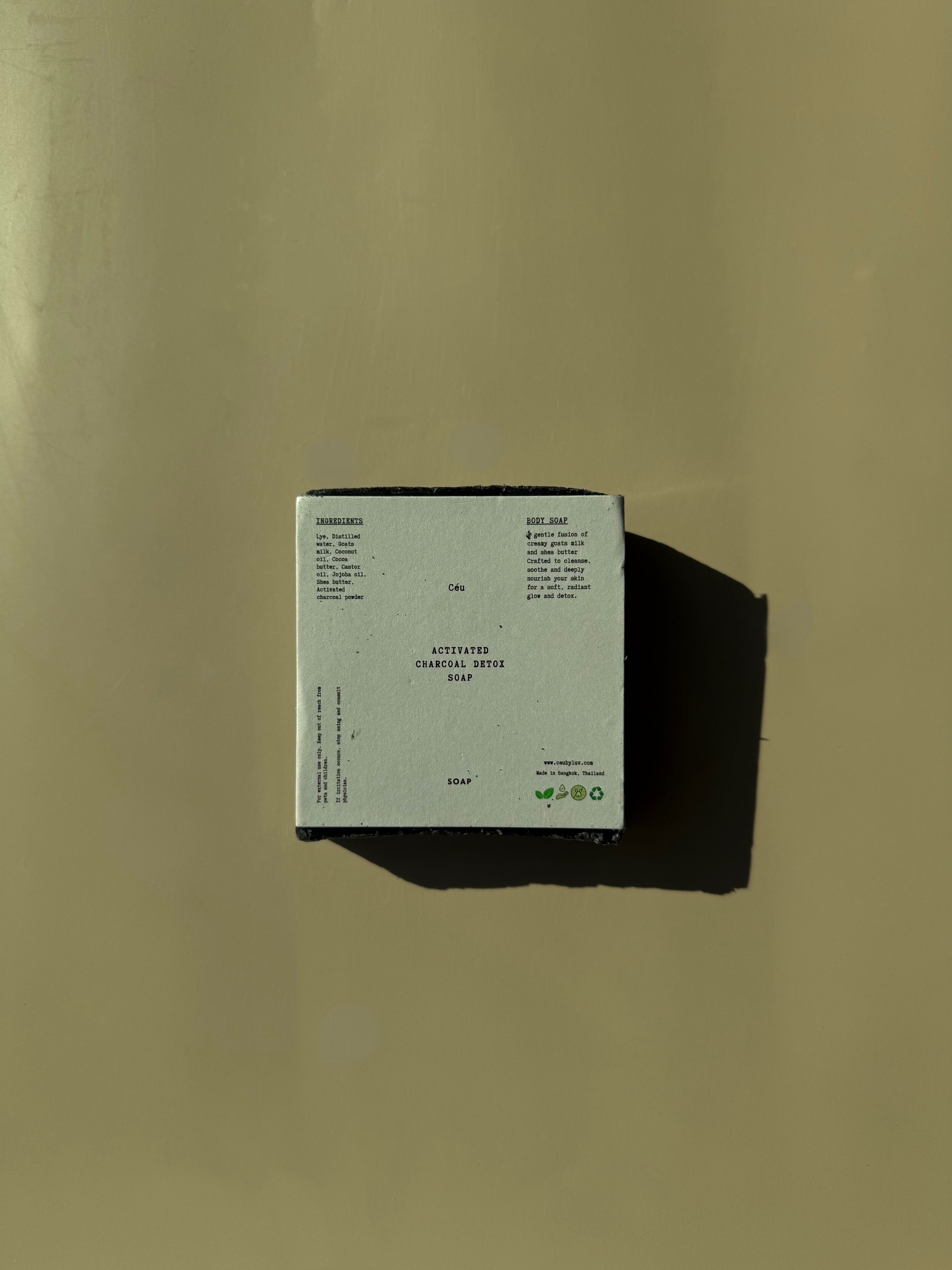 Activated Charcoal Detox Soap Bar