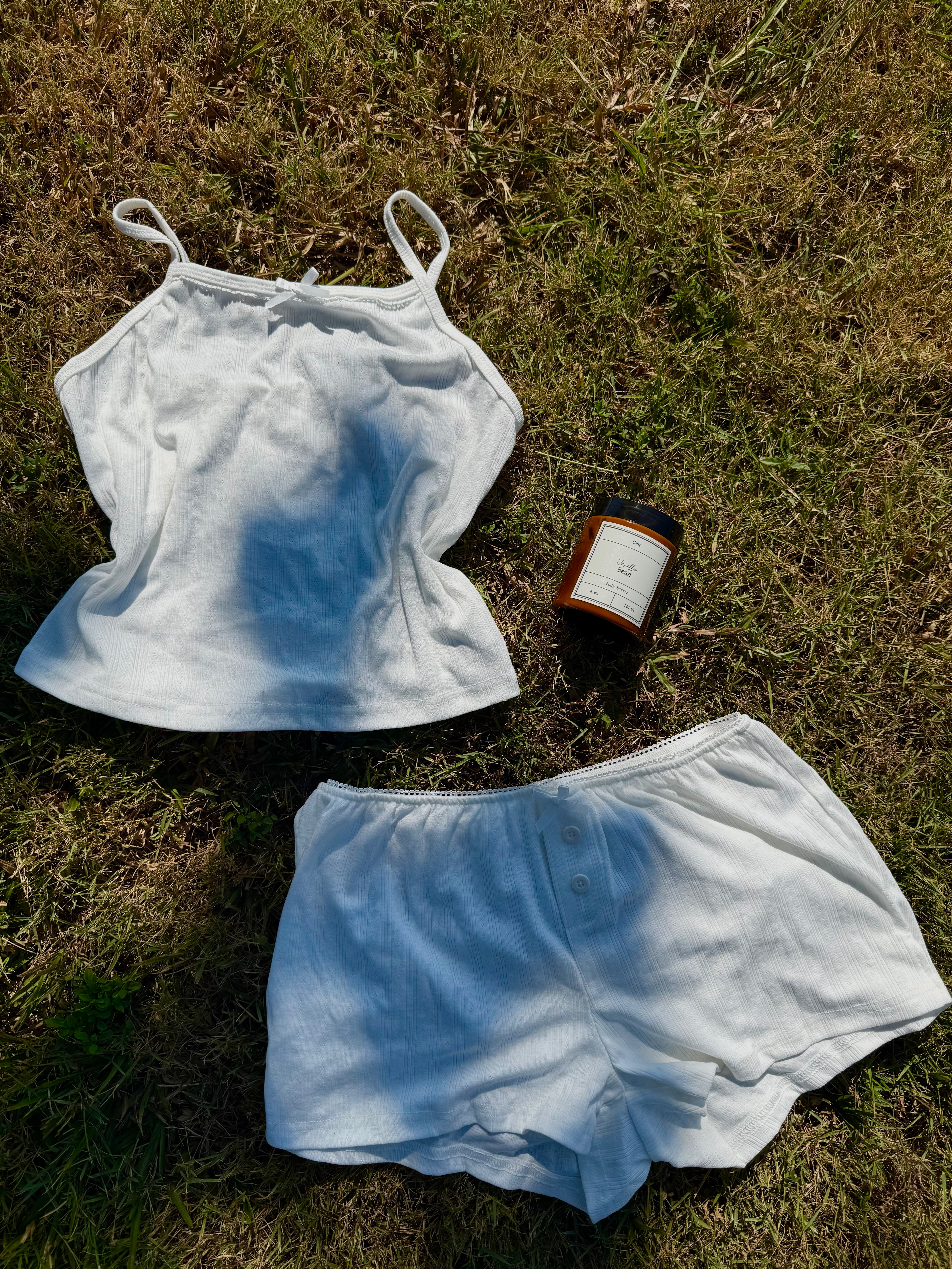 Clara 2 piece set White