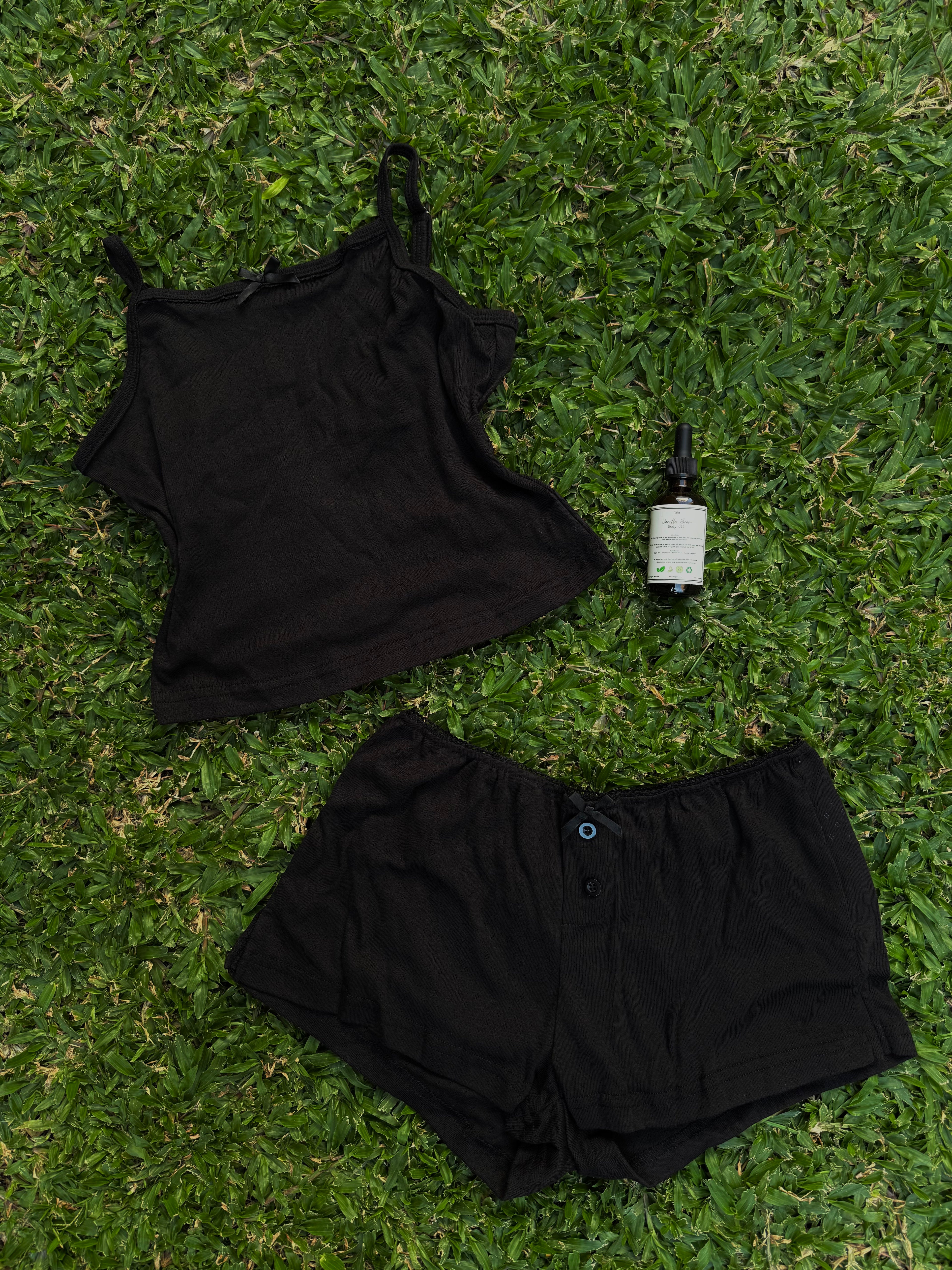 Clara 2 piece set Black