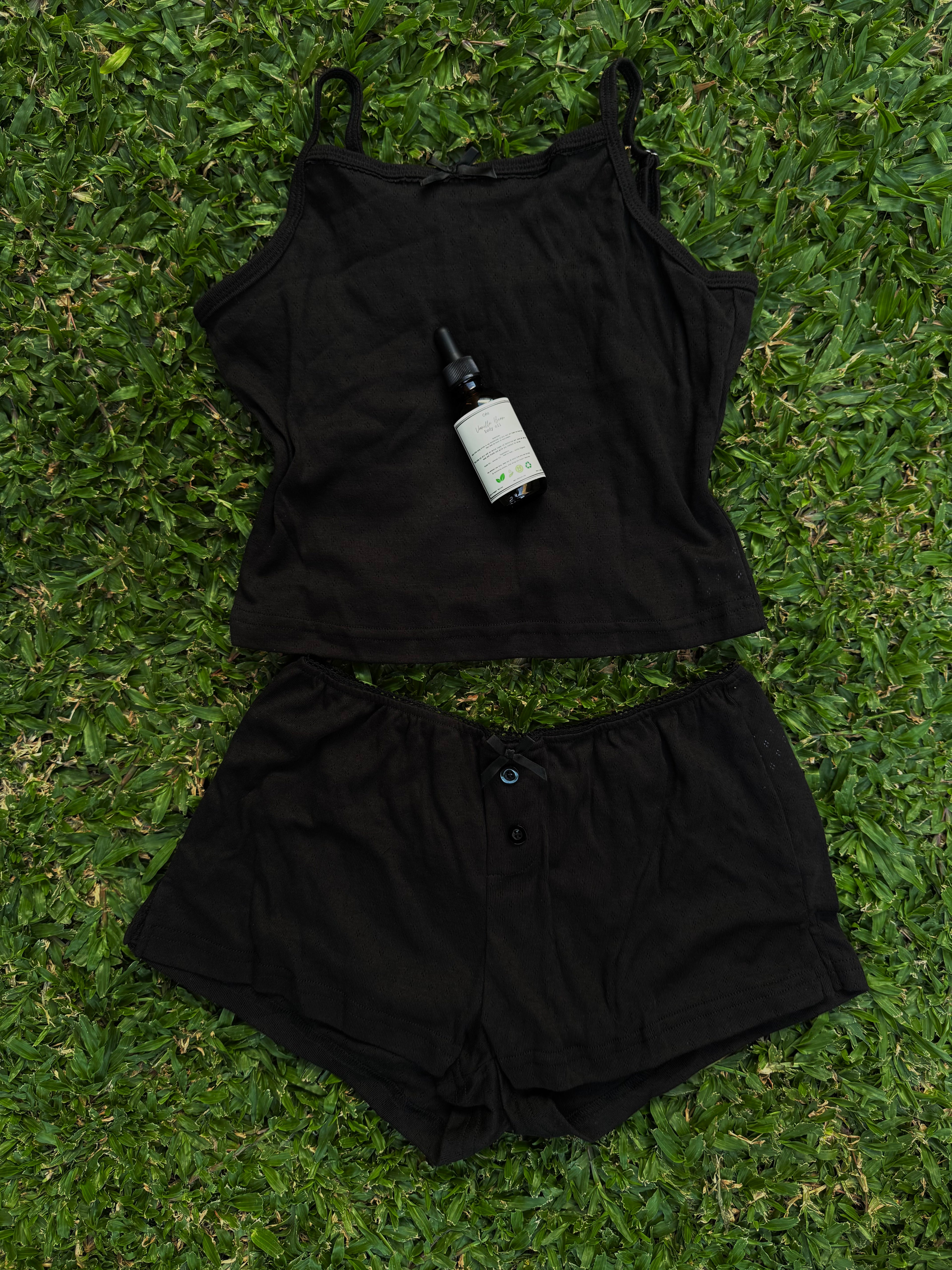 Clara 2 piece set Black